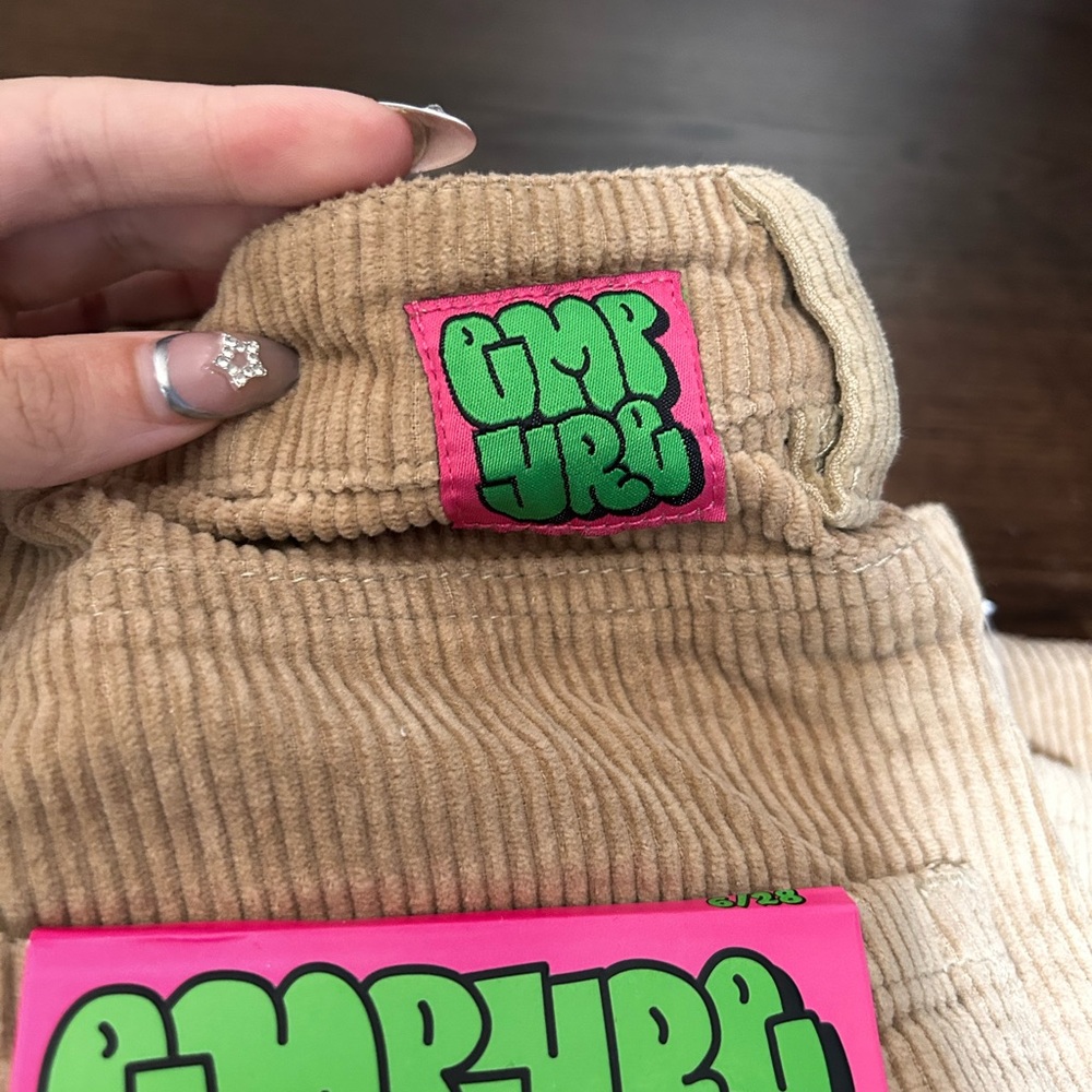Corduroy Kids Bottoms in Tan - Picture 6 of 7